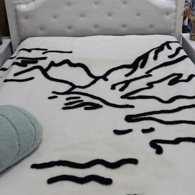 Good price 柔らかい 空気通透 暖かい重量 偽毛 投げ毛布 オンライン