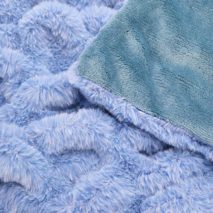 防火フェイクフール 投げる毛布 100 ポリエステル毛布 耐火性 2
